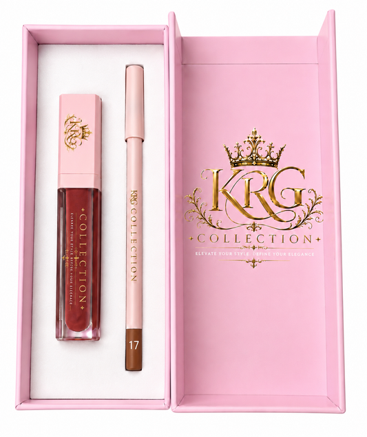 Enchanted Lip Duo – Red Elegance

Lip Gloss #A18 + Lip Pencil #17